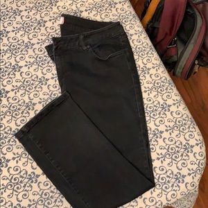 Cabi black crop jeans